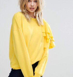 Frill Detail Sweatshirt